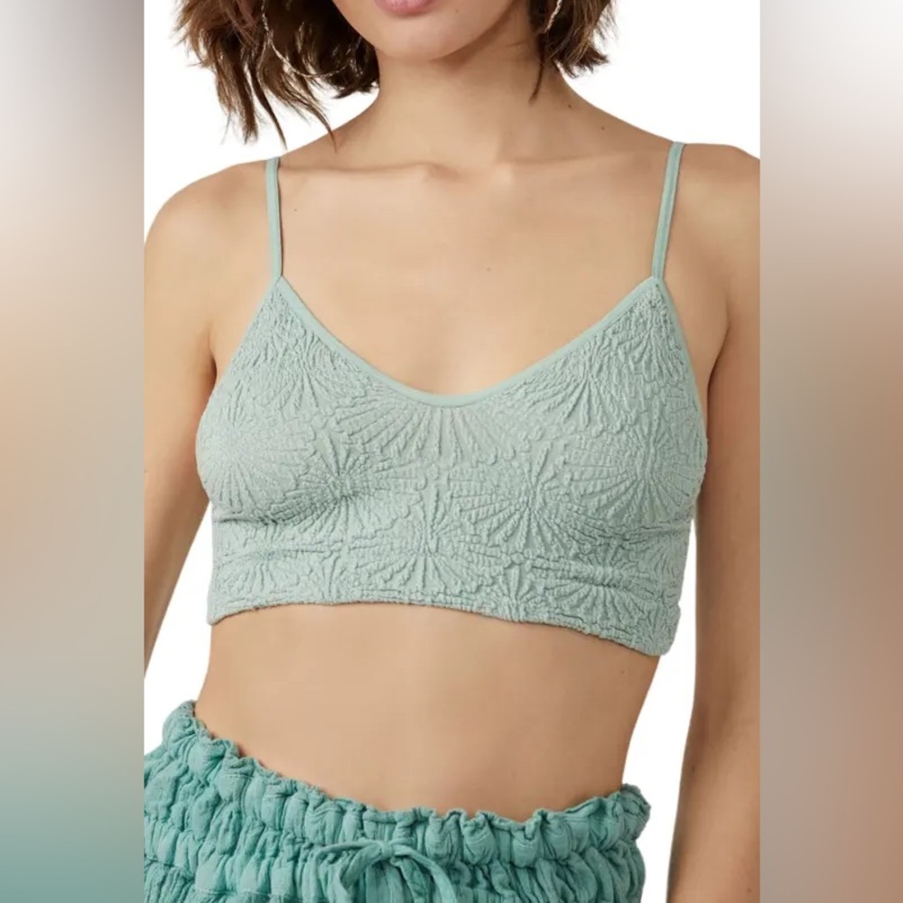 FREE PEOPLE
Love Always Bralette In Blue Surf Small